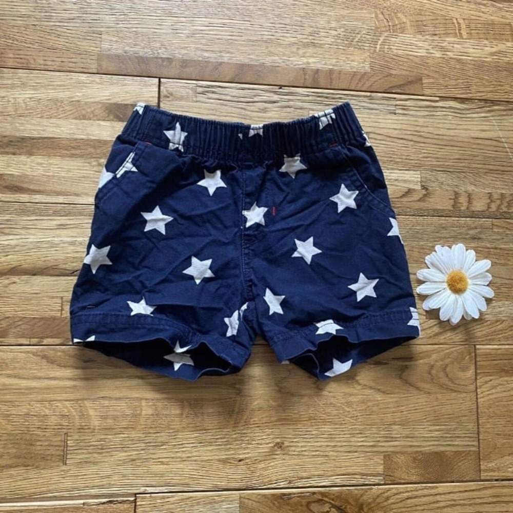 Circo Blue and White Star Patriotic Shorts size 12 Mo‎